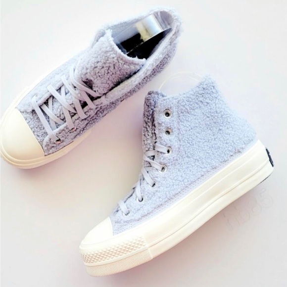 Converse CTAS Lift Hi Ghost Steel Egret Women's 6 - Picture 4 of 5